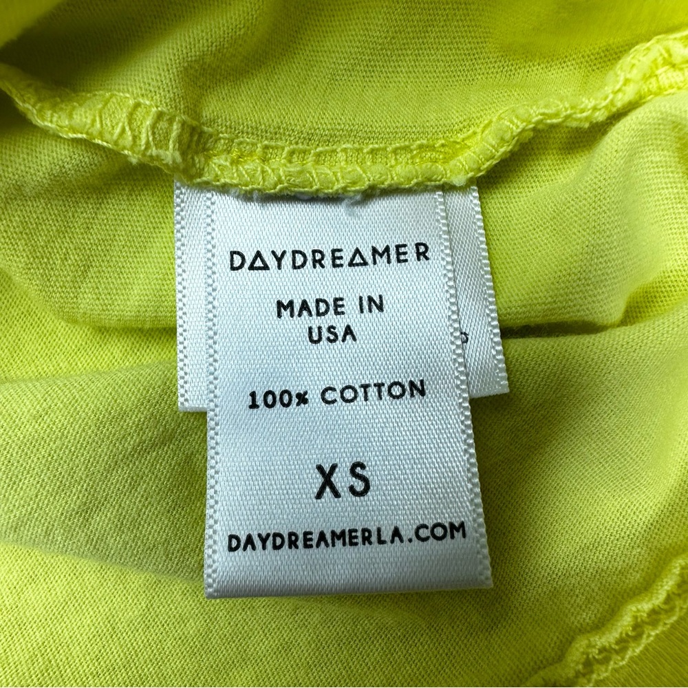 Daydreamer Rolling Stones 1978 Concert Tour Faculty & Crew Citron Yellow Sz XS - Picture 9 of 9